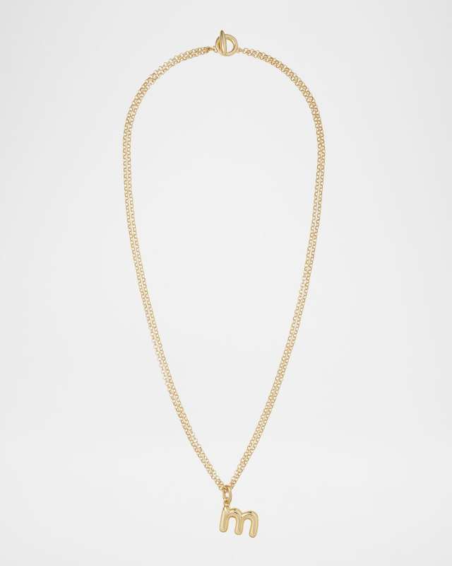 The Puffy Initial Necklace